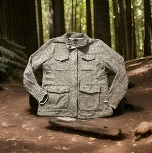 SALE * EDDIE BAUER Utility Sweater Jacket in XL